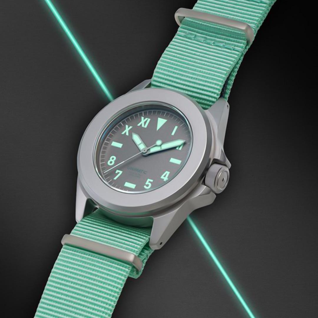 Unimatic Modello Quattro Titanium Case & Strap